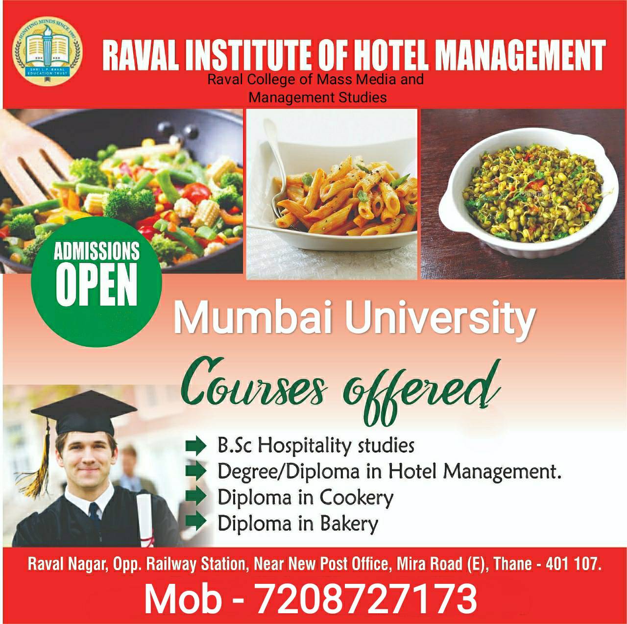 Welcome to Raval Institute of Hotel Management RIHM