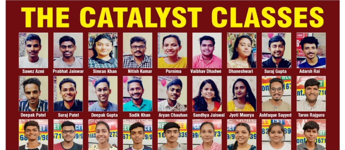 Welcome to THE CATALYST CLASSES