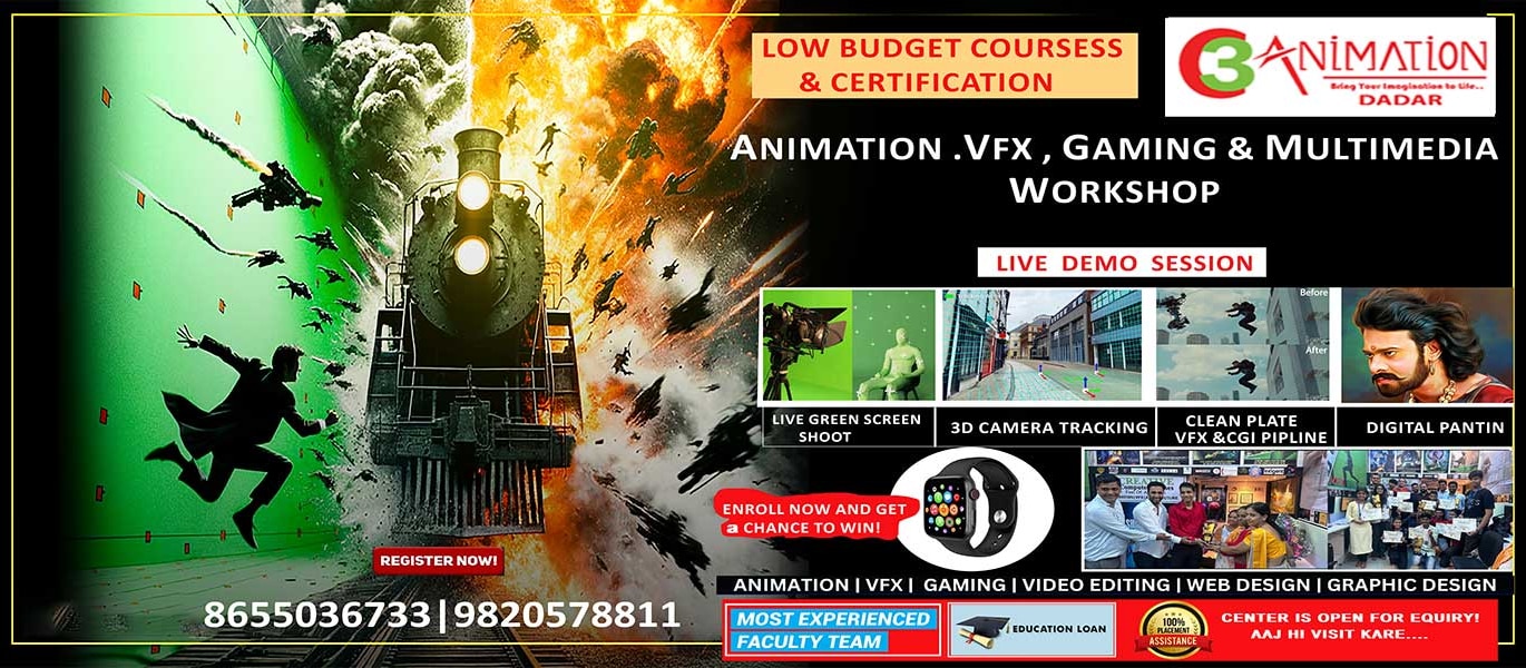 Welcome to C3 ANIMATION- VFX & Game Design Institute.