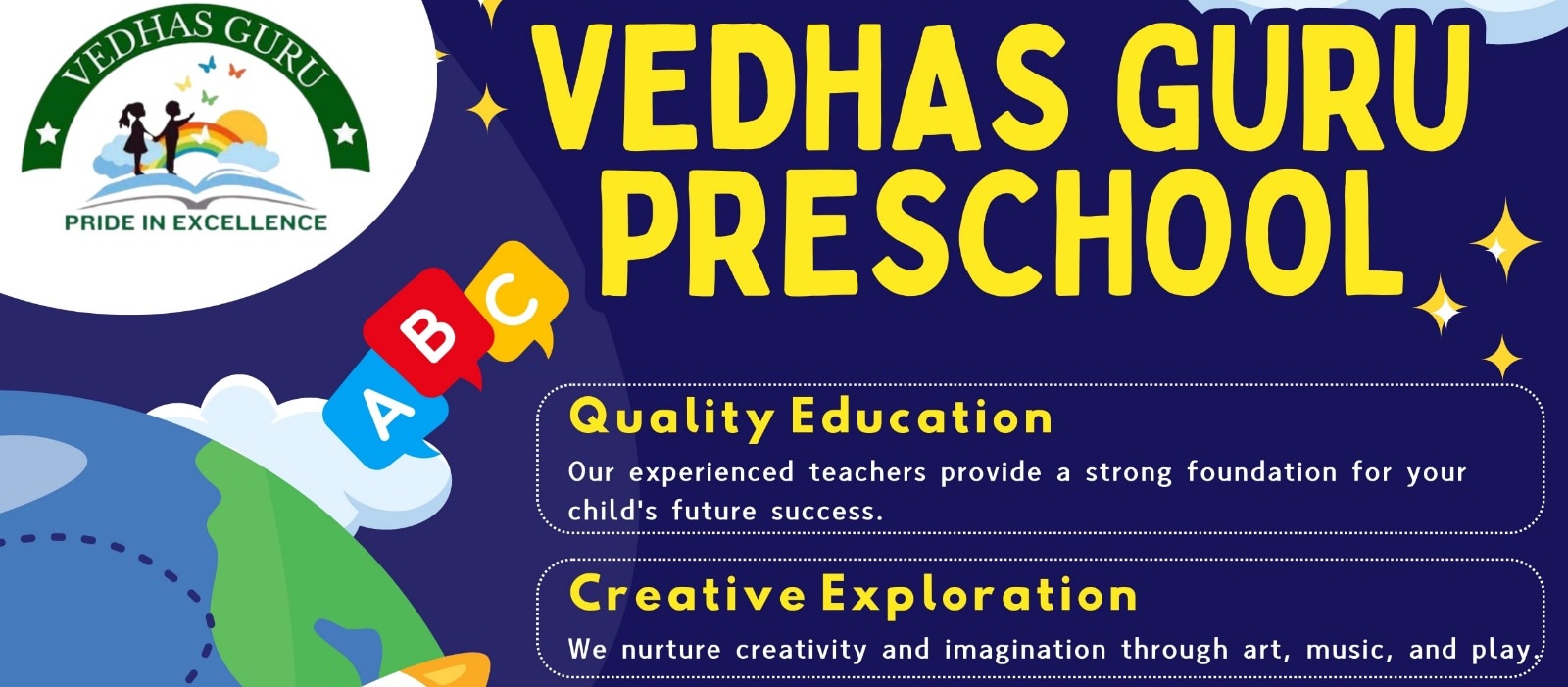 Welcome to VEDHAS GURU PRE SCHOOL