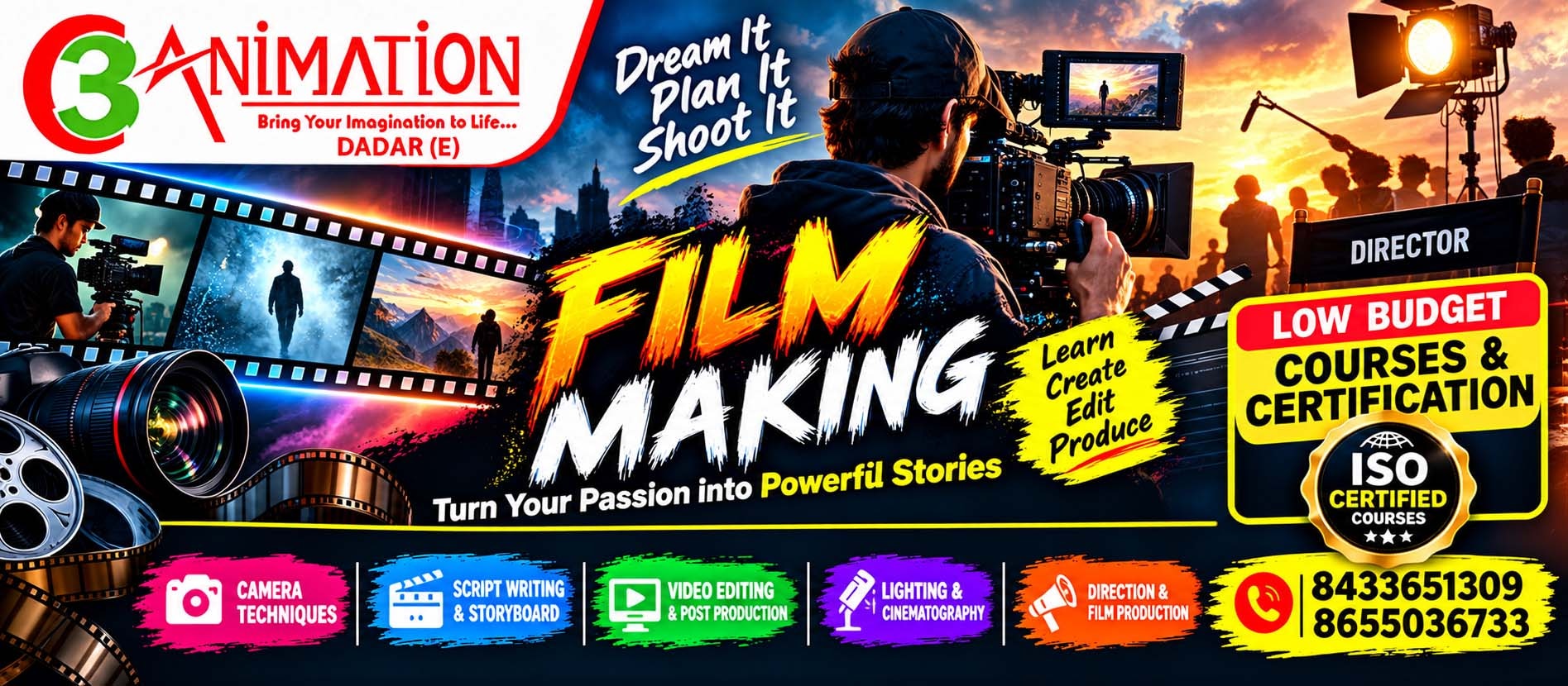 Welcome to C3 ANIMATION- VFX & Game Design Institute.